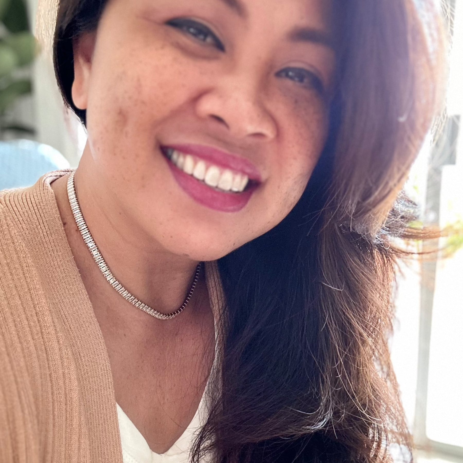 Po'ipu Baguette Tennis Necklace