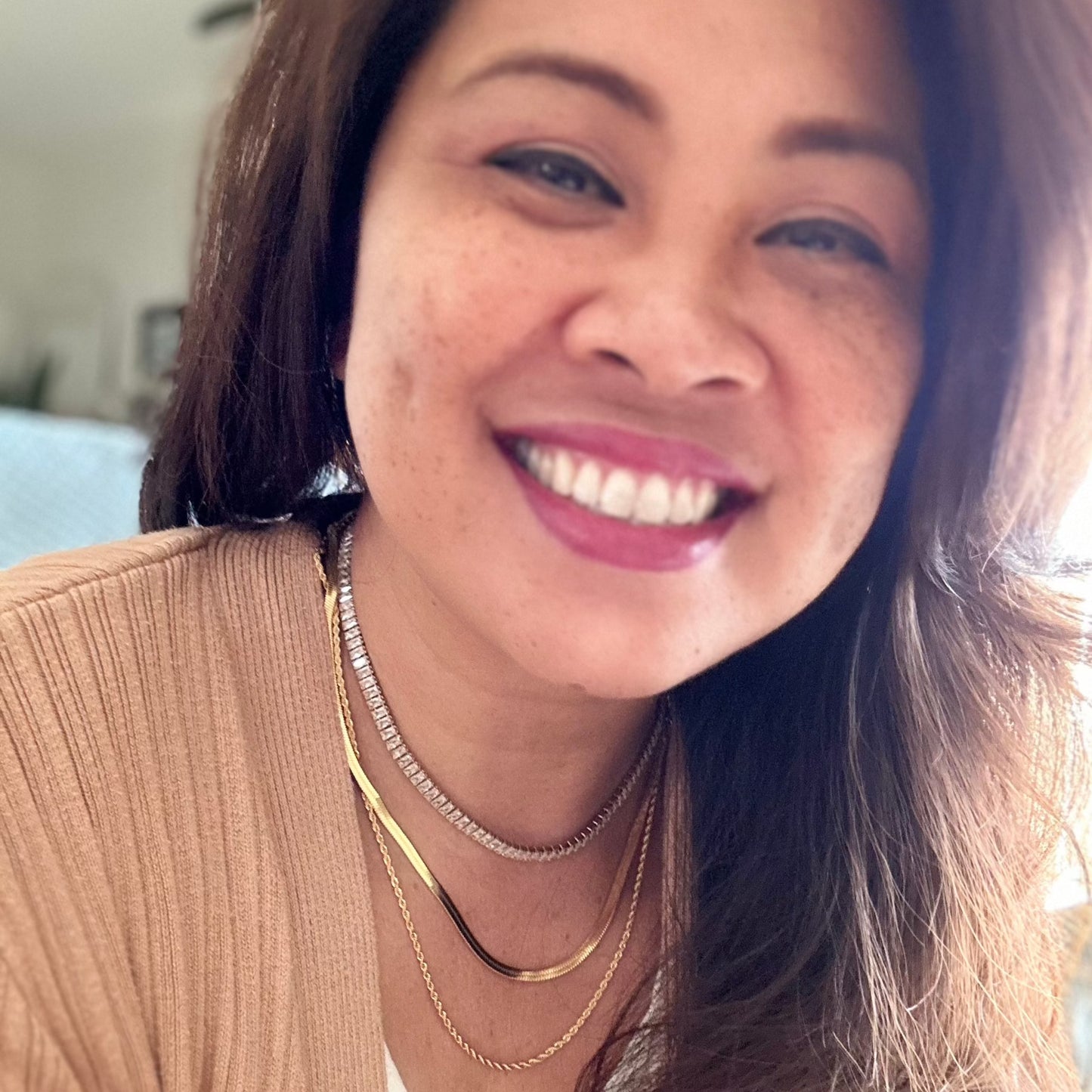 Po'ipu Baguette Tennis Necklace