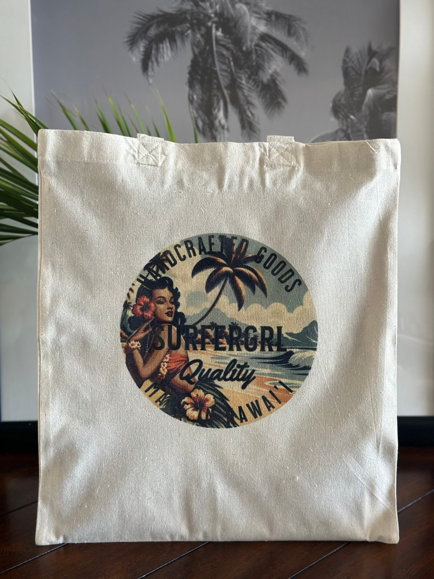 Vintage Cotton Tote Bag :