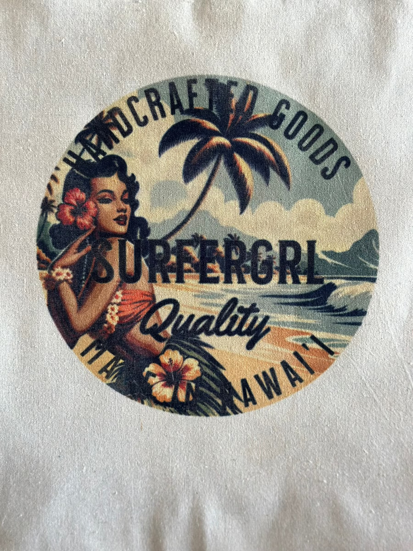 Vintage Cotton Tote Bag : Wanderer