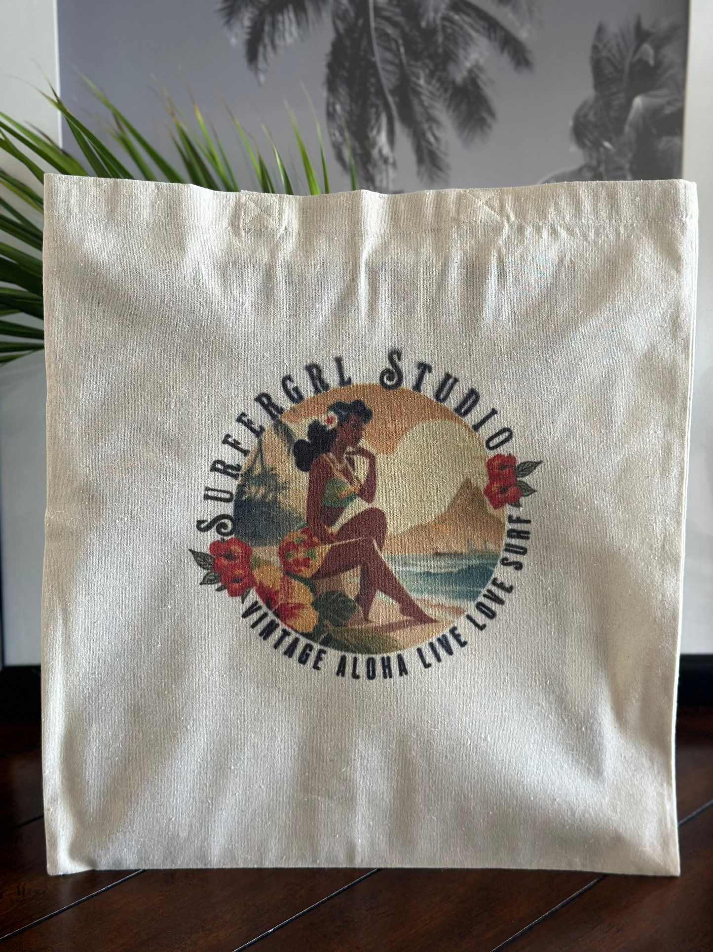 Vintage Cotton Tote Bag : Wanderer