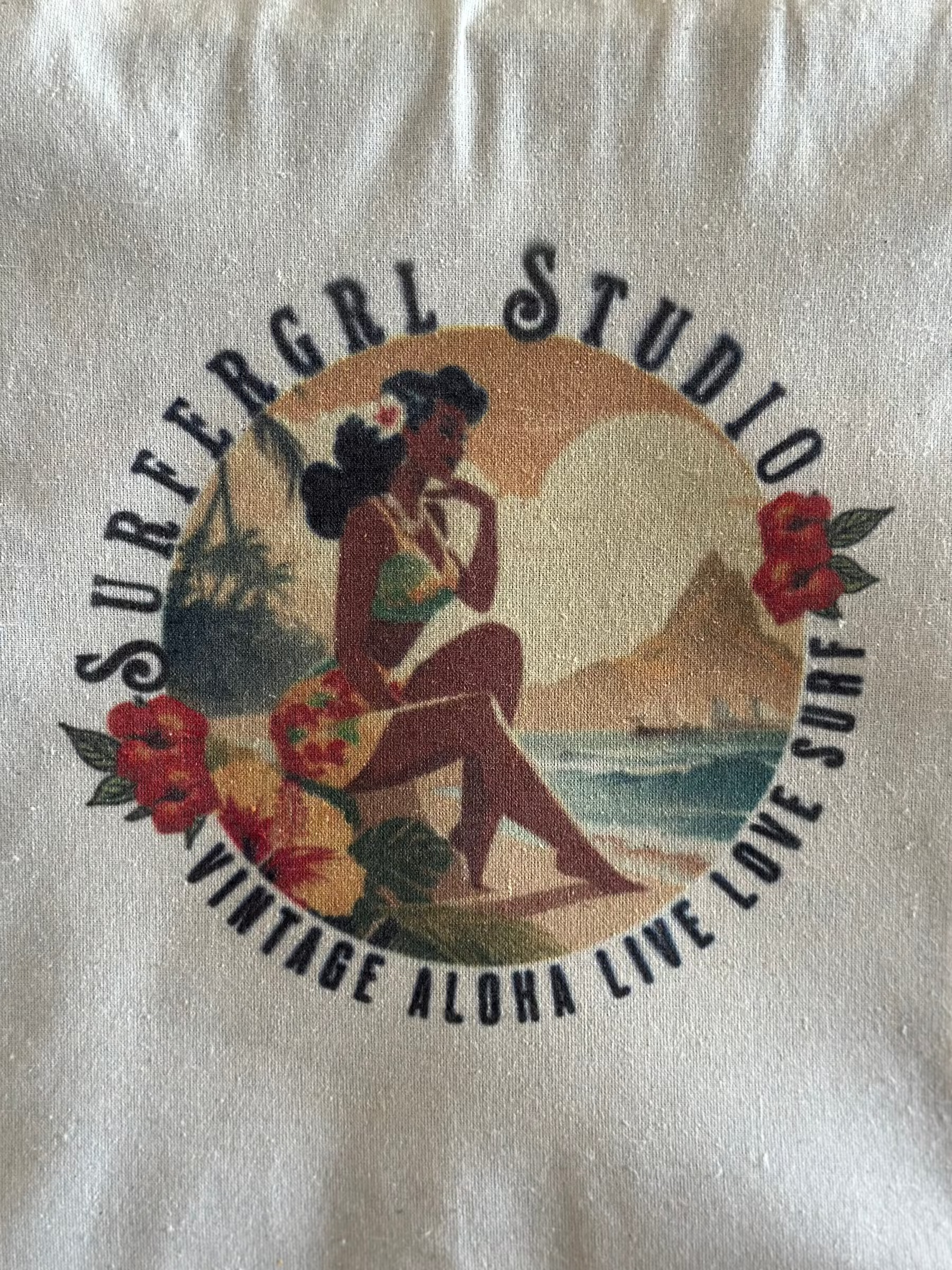 Vintage Cotton Tote Bag : Wanderer