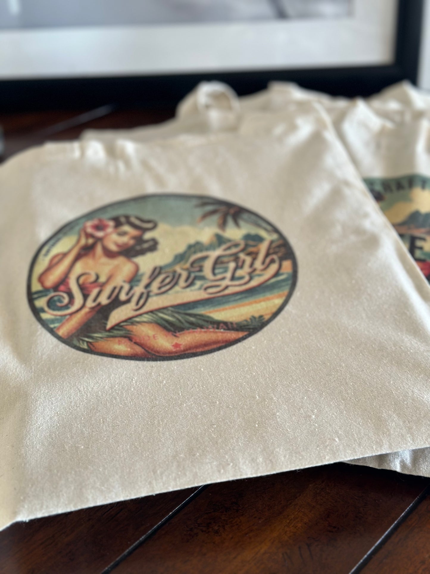 Vintage Aloha Cotton Tote Bag : Ku'uipo