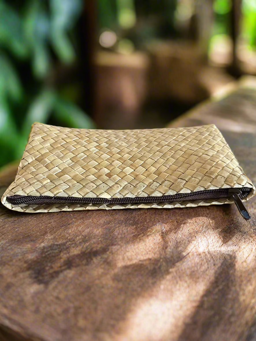 Makai Luxe Lauhala Wallet