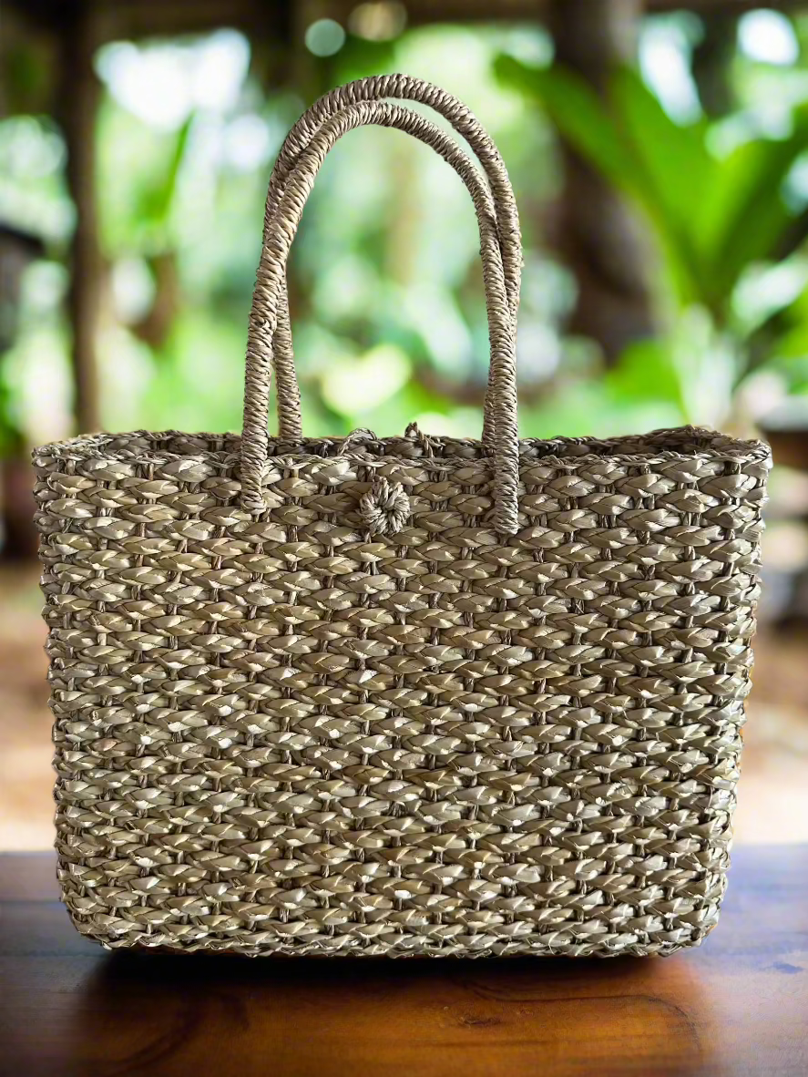 Mon Petit Bali Ha'i Luxe Lauhala Tote