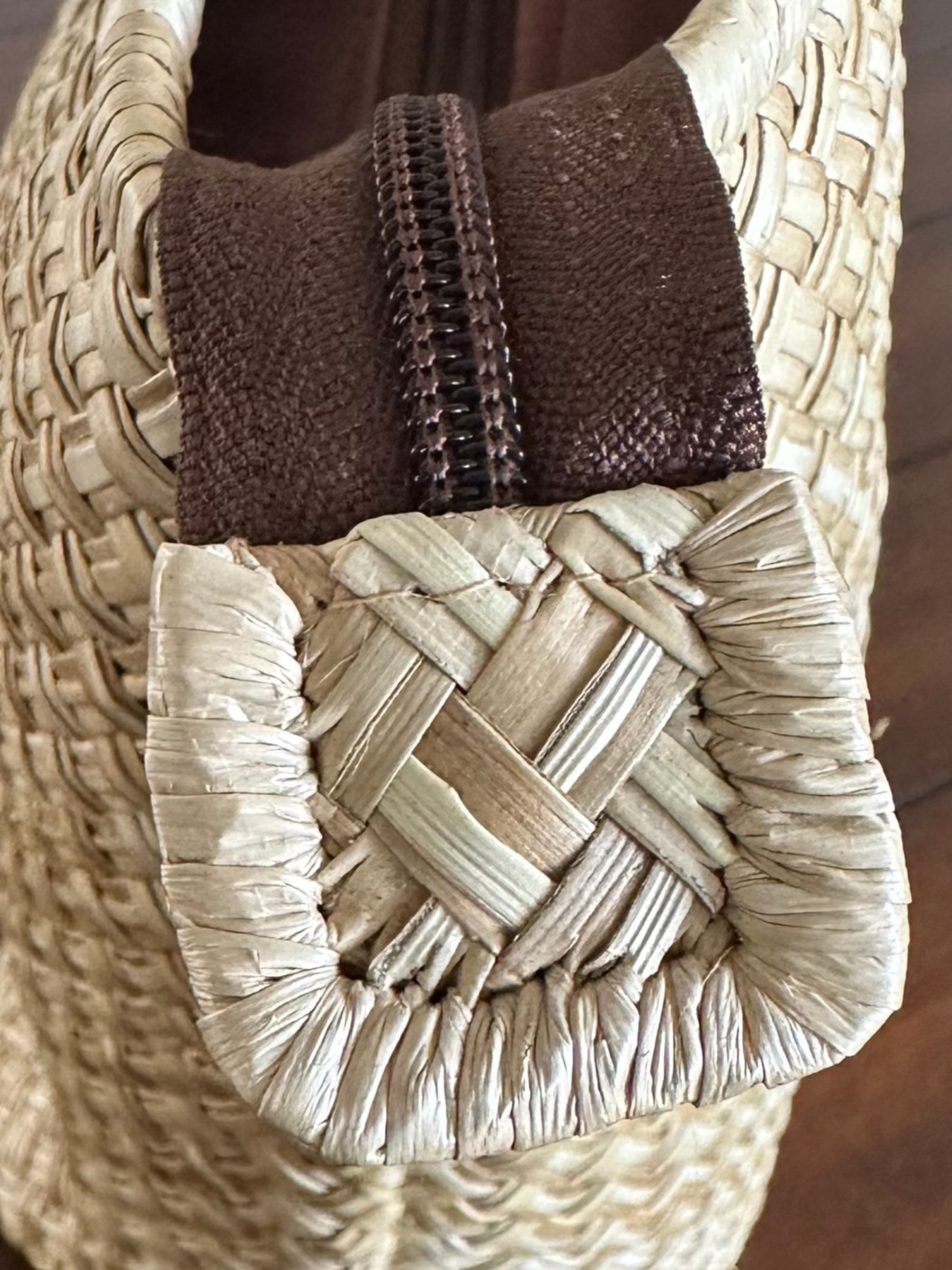 Manoa Natural Luxe Lauhala Tote Bag