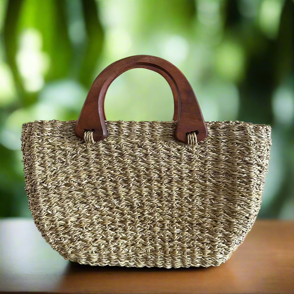 Ko'olau Seagrass Structured Minimal Tote