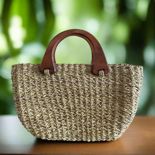 Ko'olau Seagrass Structured Minimal Tote