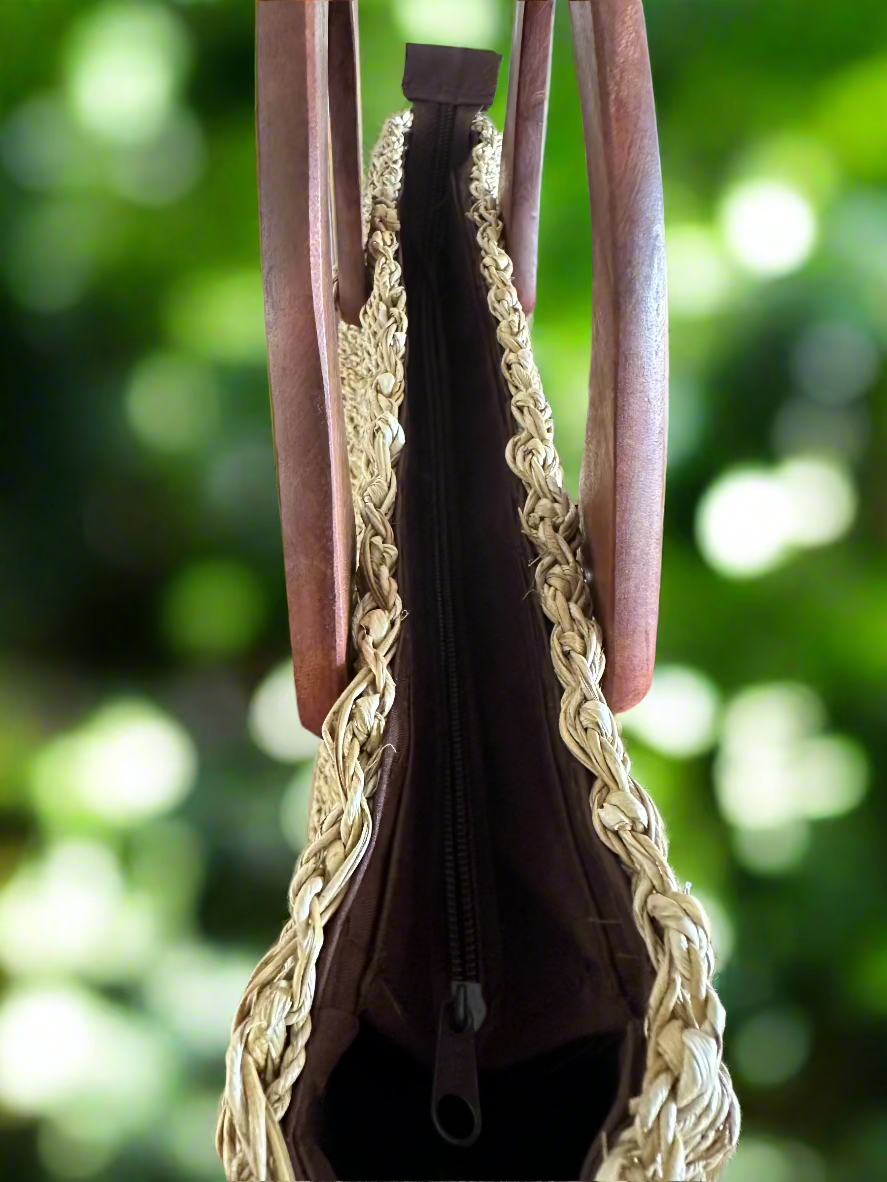 Ko'olau Seagrass Structured Minimal Tote