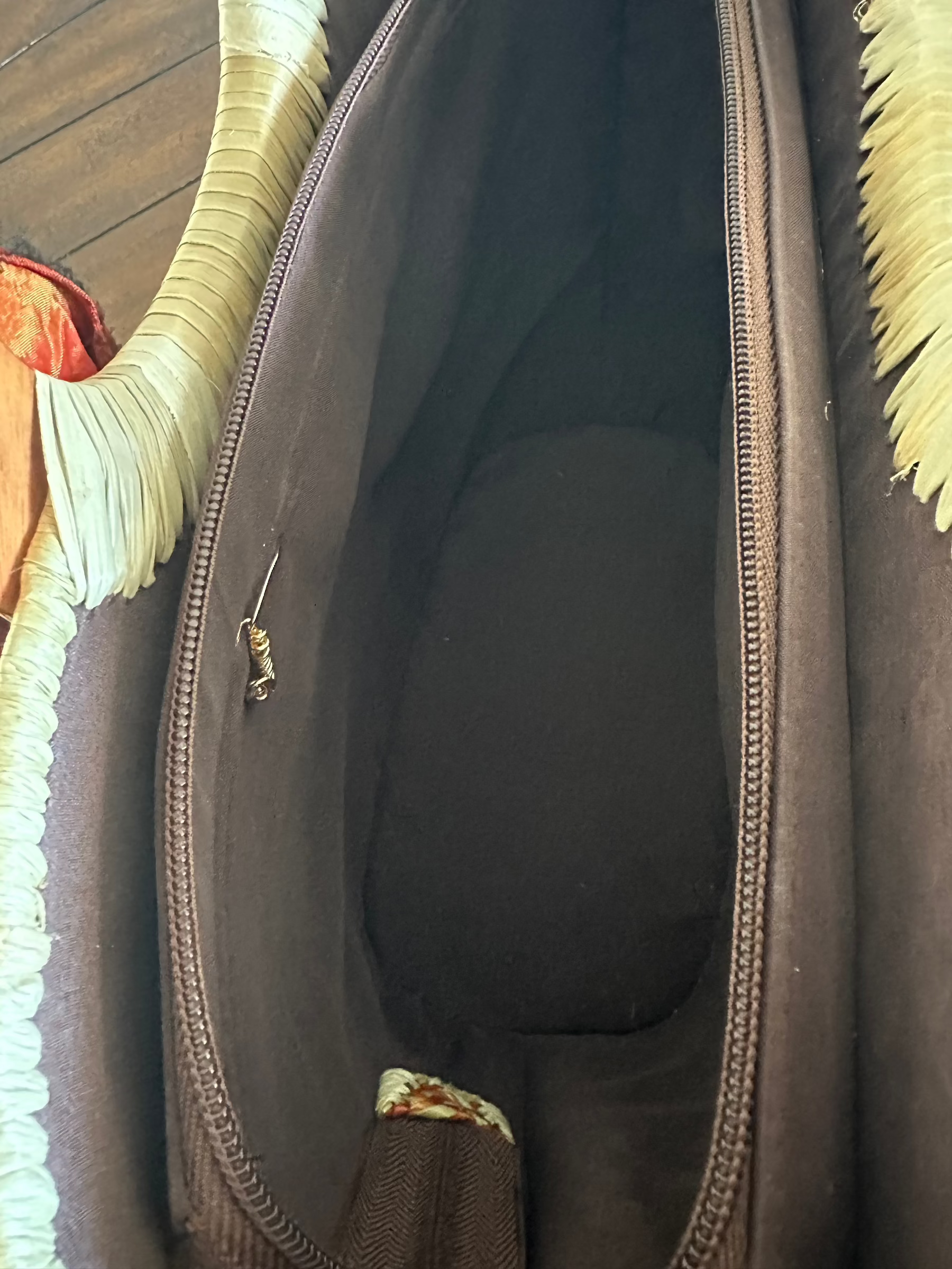 Volcanique Luxe Lauhala Statement Tote
