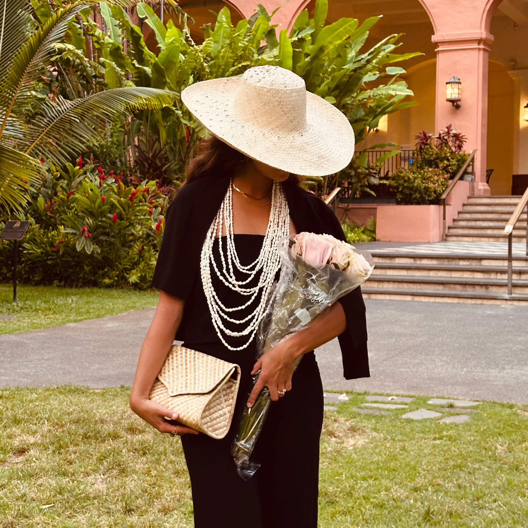 Aloha Luxe Lauhala Clutch