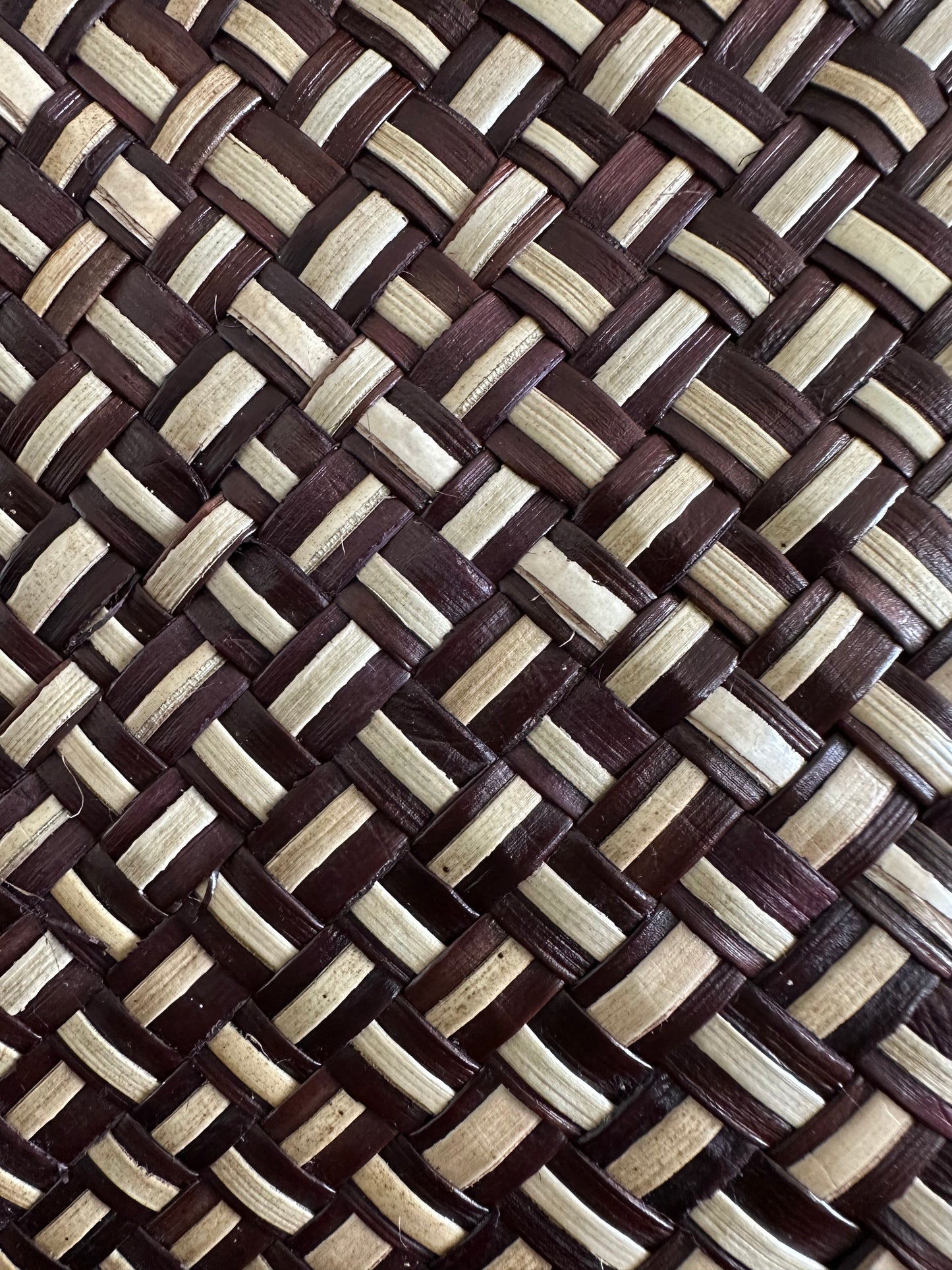 Diamond Head Paradise Luxe Lauhala Scoop Tote Bag