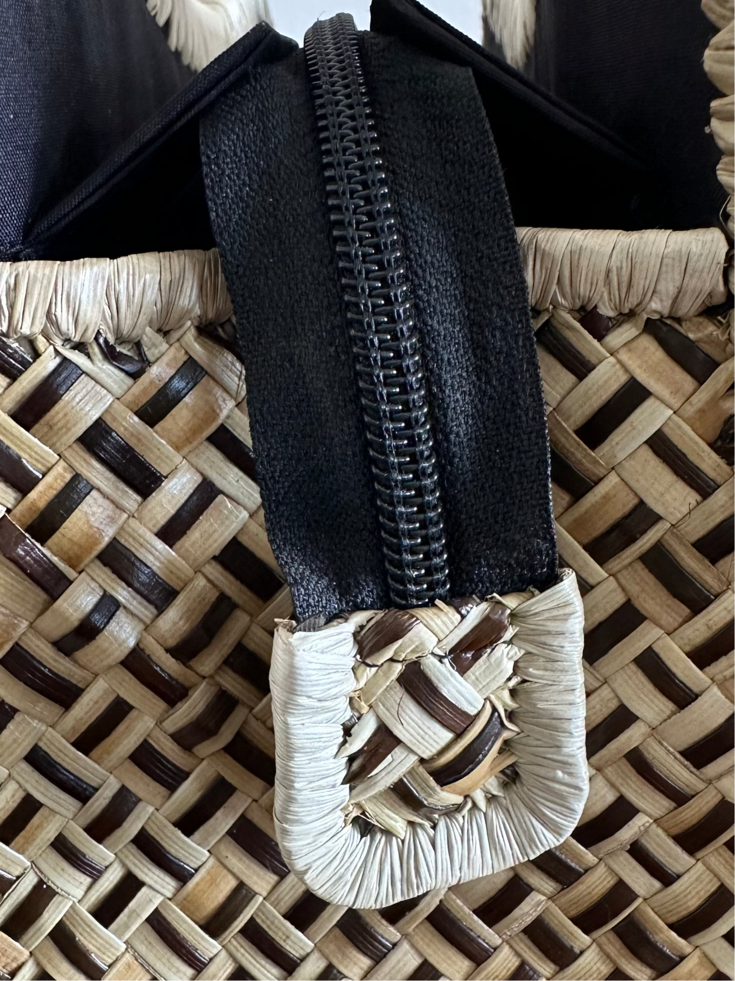 Waialae Driftwood Luxe Lauhala Mini Tote Bag