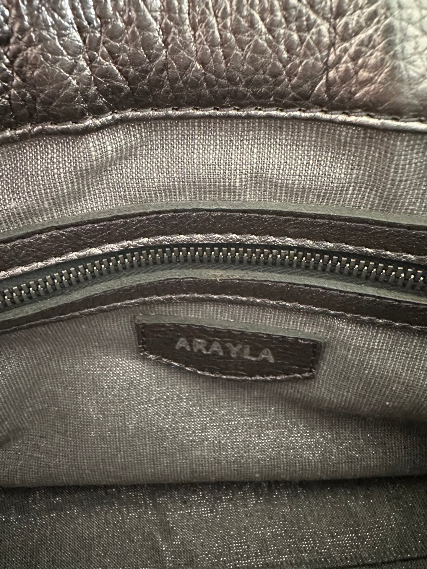Arayla Earhart In Pewter Metallic Butter Leather