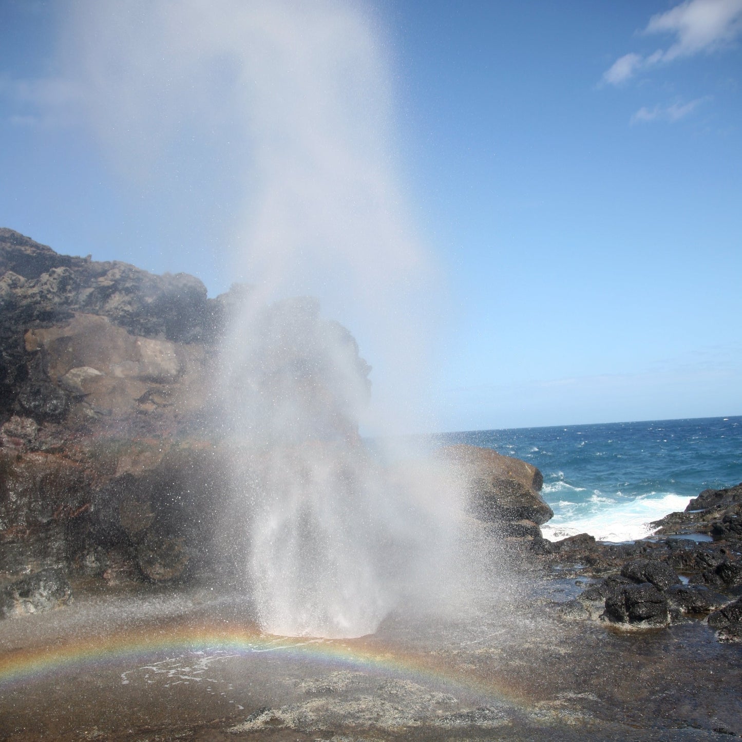 Halona Blowhole located on East coastline of Oahu - Inspiration for Surfergrl Studio