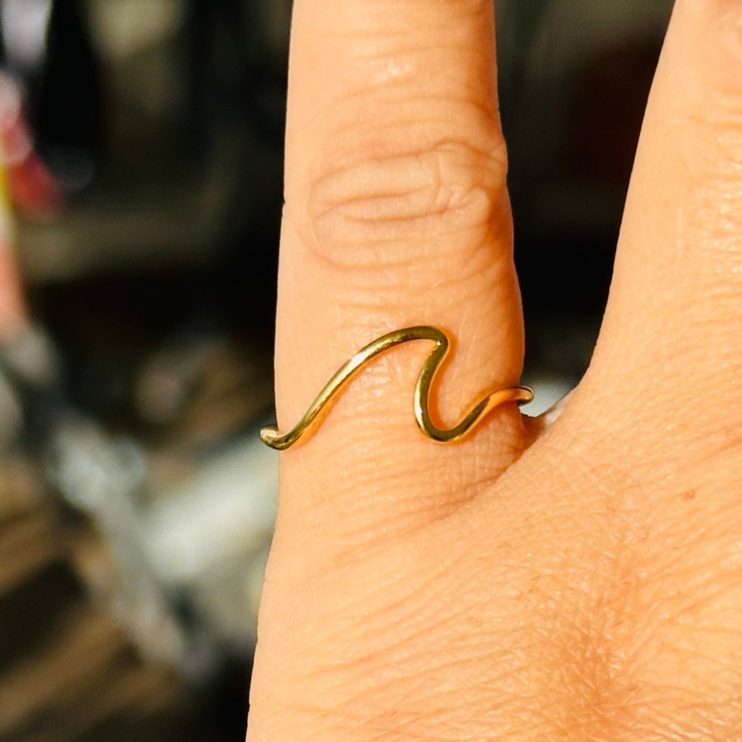 Koke'e Golden Wave Ring