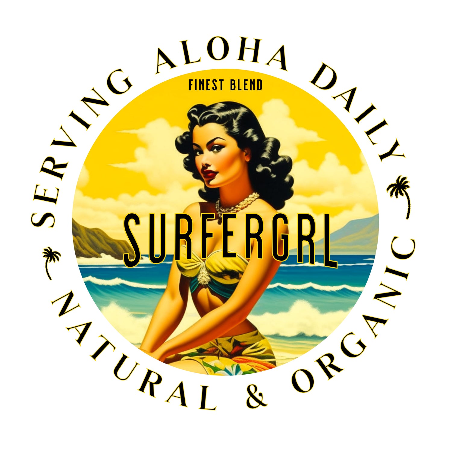 Vintage Aloha Organic Cotton Tote Bags