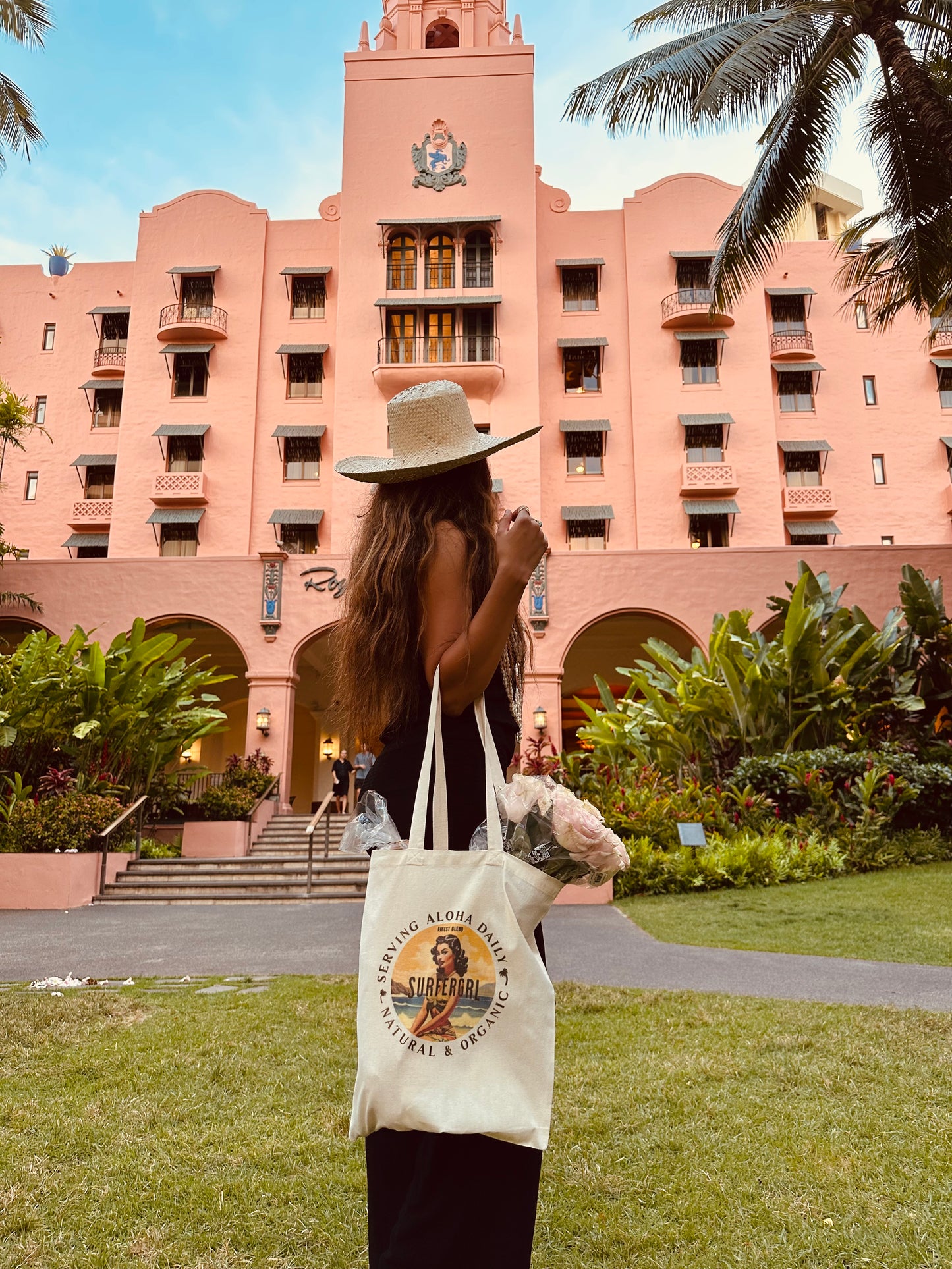 Vintage Aloha Cotton Tote Bag : Kai