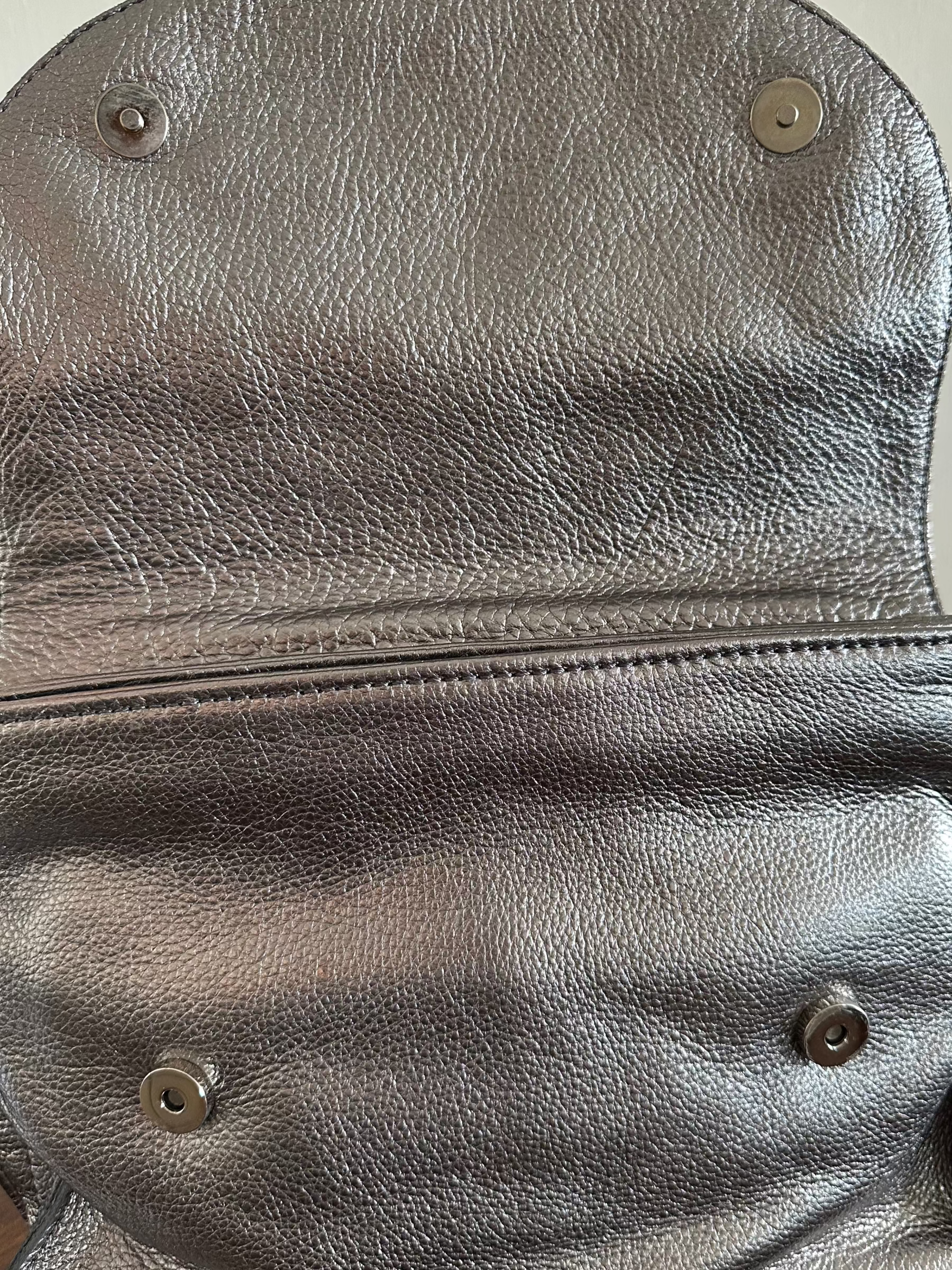 Arayla Earhart In Pewter Metallic Butter Leather