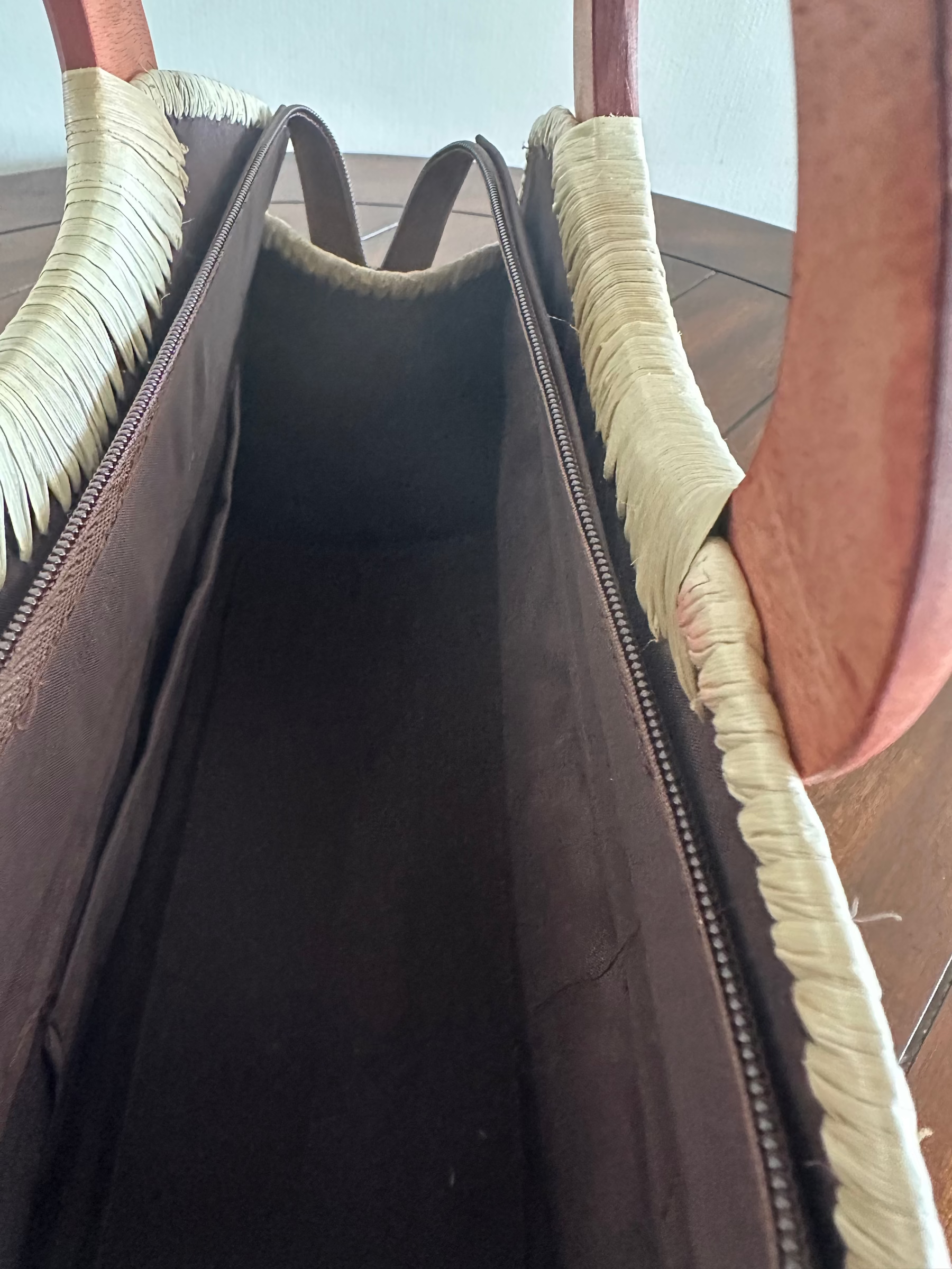 Kahala Beach Luxe Lauhala Tote Bag